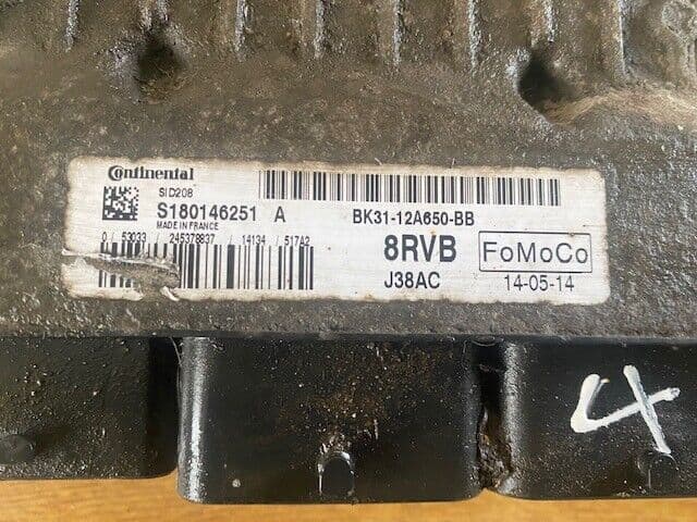 Ford Transit Continental Ecu Bk31-12a650-bb 8rvb S180146251 A